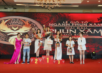 Lộ diện á quân phun mày trên da 3D tại Giải đấu phun xăm mở rộng hướng về nguồn cội 2023- Đào Vi