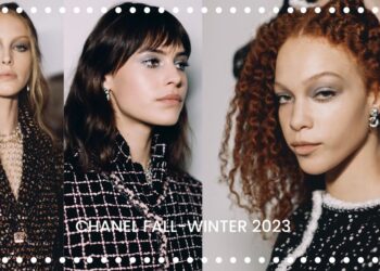Lối trang điểm tông lạnh vừa kiêu kỳ vừa tinh tế từ sàn diễn CHANEL Thu Đông 2023