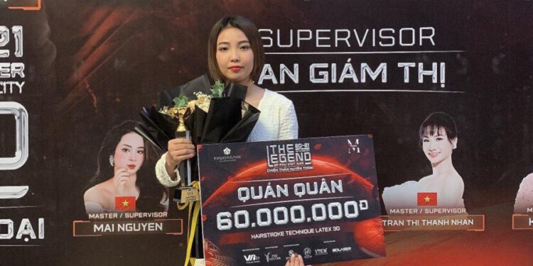 Quán quân Haitroke Tachique latex 3D tại sự kiện The Legend of PMU 2023 gọi tên Thủy Sally 1 Quán quân Haitroke Tachique latex 3D tại sự kiện The Legend of PMU 2023 gọi tên Thủy Sally